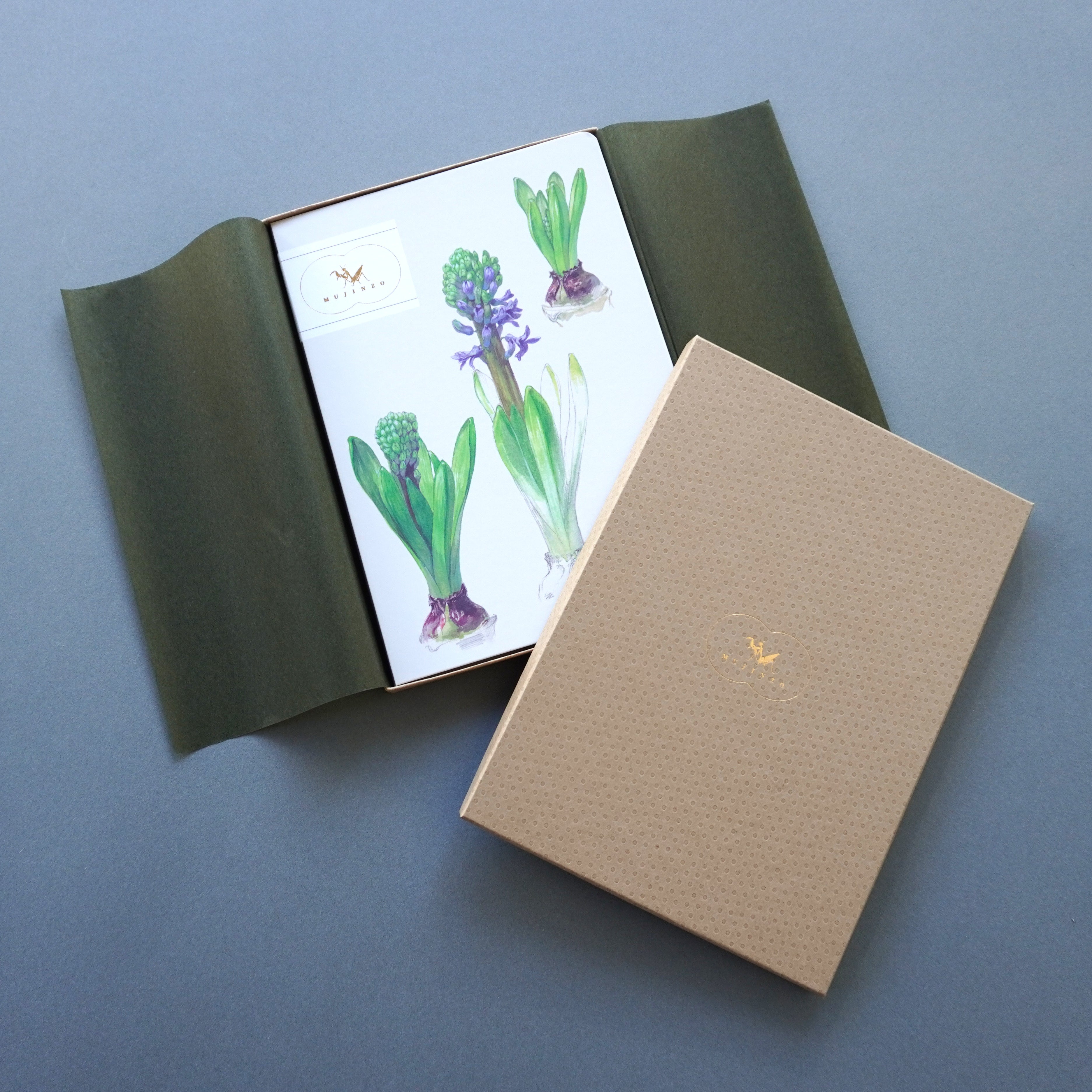MUJINZO Notebook "Hyacinth"